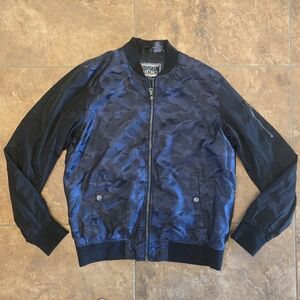 Navy Camo Black Detailed | CIVIL SEKTOR | Lightweight Zip Up